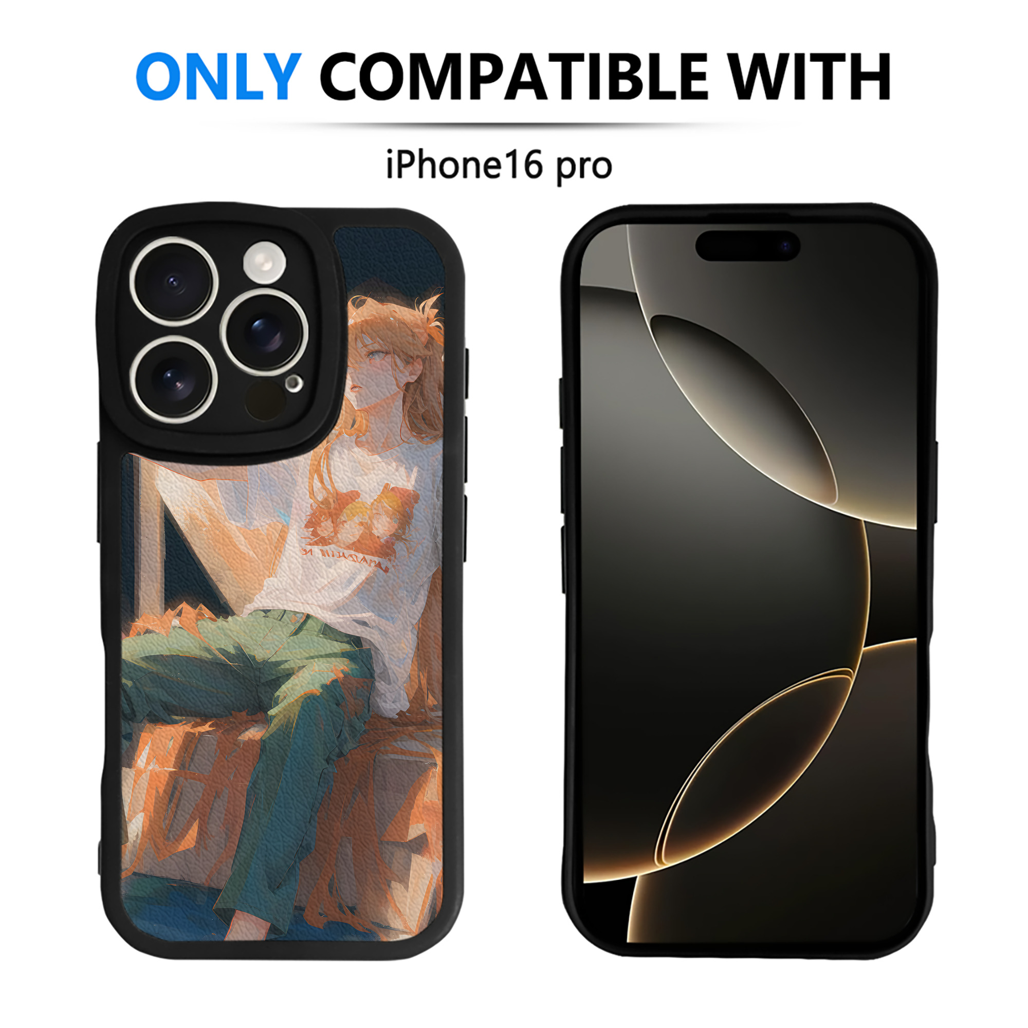 （画像用） EVA 新世紀エヴァンゲリオン 【iPhone 16シリーズ対応】シリコンスマホケース（レザー調） 材質：シリコン